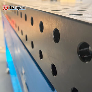 Tavolo di Saldatura a Griglia 3D su Ruote Bloccabili, Piattaforma Flessibile per Attrezzature di Fabbricazione e Assemblaggio - Product Image 3