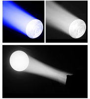 Projecteur Elliptique LED 300W RGBW 4-en-1 Leko DMX pour Scène, Studio DJ et Concert