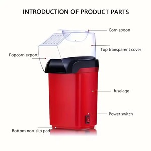 Máquina para Hacer Palomitas de Maíz con Aire Caliente, Como se Ve en <span class=keywords><strong>TV</strong></span>, 110V 220V 1200W, con Taza Medidora de Maíz - Product Image 2