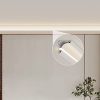 Ligne de Plâtre 60x60mm Bande LED Émettant Linéaire Lumière Plafond Coin pour Salon Chambre