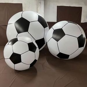 Pelota de Fútbol Gigante Inflable de 1m 3D, Divertida, de PVC con Purpurina en el Interior, para Playa y Jardín - Product Image 4
