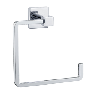 Hotel <b>Bathroom</b> Towel Ring Zinc Alloy Base Stainless Steel Square Chrome Wall Mounted <b>Bathroom</b> <b>Accessories</b> - Product Image 2