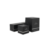Bocaux en verre vides de luxe pour bougies, 2oz-15oz, tailles personnalisables, boîtes d'emballage avec doublure en éponge et finition mate