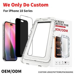 ฟิล์มกันรอยหน้าจอ Custom Magic Box 9H สำหรับ 18 Pro Max ป้องกันการมองเห็น 3 มิติ แบบกันฝุ่น กระจกนิรภัย ติดตั้งง่าย ไม่เกิดฝุ่น - Product Image 1