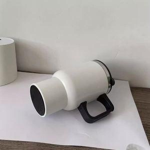 2026 New Design Custom 500ml <b>White</b> Silver Sublimation Blank Double Wall Stainless Steel <b>Coffee</b> <b>Mug</b> With Handle - Product Image 2