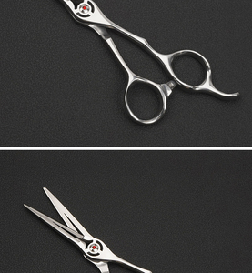 Tijeras de Peluquería de 5.5 Pulgadas con Diseño de Esqueleto, Tijeras Profesionales para Peluqueros - Product Image 4