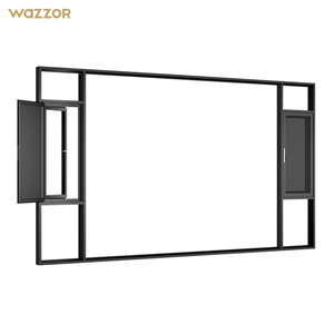 <span class=keywords><strong>Fenêtre</strong></span> à battant à ouverture extérieure isolée haute performance Wazzor Architectural, série de fenêtres à manivelle en bois - Product Image 1
