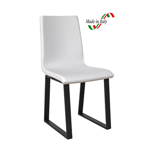 Poltrona Moderna Baffy in Pelle Grigio Tortora, Convertibile ed Estendibile per Casa, Ufficio, Soggiorno, Camera da Letto, Appartamento e Bar - Product Image 1