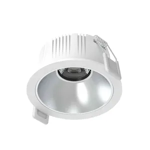 בהירות גבוהה Downlight מוטבע COB LED זרקור גבוהה זוהר מנורת כוח תאורה לתאורה פנימית משרד מלון