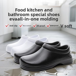<span class=keywords><strong>Scarpe</strong></span> <span class=keywords><strong>da</strong></span> Chef in EVA Antiscivolo, Resistenti all'Olio, Traspiranti, Modello 2501 Leggero e Durevole per Hotel e Ristoranti - Product Image 2