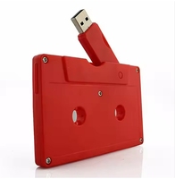 Cassette forme 2.0/3.0 USB Flash Drive Memoria en plastique pour l'économie de musique nouveau produit