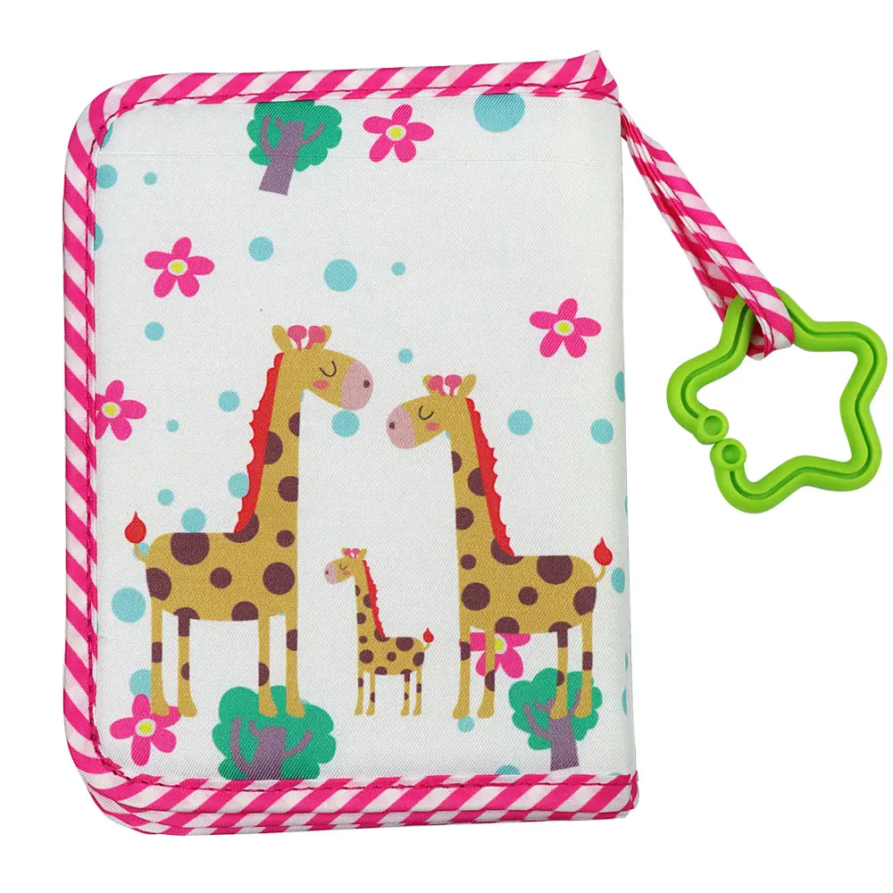 Baby My First Photo Album Of Giraffe Theme Soft Cloth Photo Album With Color Pages sensory book