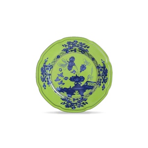 Assiette en Porcelaine Fine à Motifs Floraux Verts et Bleus, Style Vintage, Vaisselle Décorative Élégante pour Mariage, Assiettes Personnalisées de Luxe Style Italien - Product Image 5