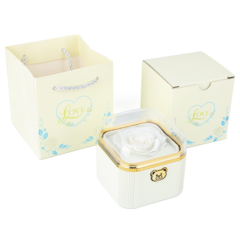 Fiore bianco conservato