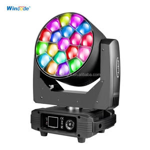 NEW Big Bee Eye 19*15w 4 in 1 Color Pixel Control Zoom Beam Wash LED Zoom Led Moving Head Disco Club <strong>Pub</strong> Lightings - Product Image 4