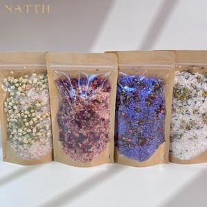 Sels de bain de l'Himalaya et sels d'Epsom aux huiles essentielles: guérison par l'aromathérapie, plus fleurs séchées pour le rajeunissement du corps et de l'âme - Product Image 6