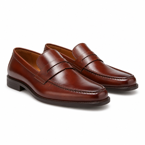 Zapatos de Cuero Estilo Old Money Premium, Zapatos de Vestir de Cuero Clásicos, Calzado Formal Minimalista y Elegante para Negocios - Product Image 1