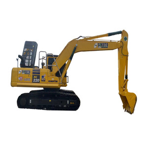Venta caliente Komatsu 220-8N1 buen estado áspero terrian 100% piezas originales listas excavadora de orugas excavadora usada para la venta - Product Image 1