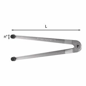 Llave Inglesa Ajustable Usag 22125 mm, Métrica, Grado Industrial, Acero al Cromo Vanadio, Mandíbula Lisa, Modelo 281 C - Product Image 1