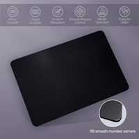 Tapis de souris en verre trempé personnalisable haut de gamme, motifs d'anime et de dessins animés, résistant aux rayures, résistant à l'eau, taille personnalisée, stock-premium