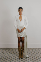 Mini robe portefeuille personnalisée de haute qualité-Style de luxe sexy, grande taille, respirant et décontracté