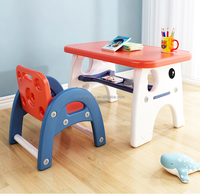 Muebles Infantiles para Guardería VSUCH, Mesas y Sillas de Plástico Económicas para Bebés, Mesa de Estudio para Niños, Diseño Personalizado