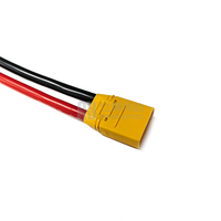 Connecteur mâle anti-étincelles XT90 XT90H-M avec câble d'extension en caoutchouc silicone 8AWG pour batterie Lipo