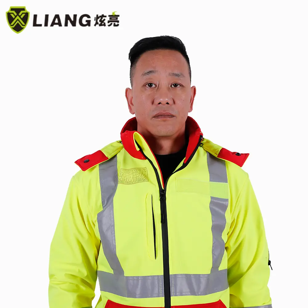 2024 Safety Jackets Reflective Work Waterproof High Visibility Outdoor Exercise Traffic Jacket With Custom Logo