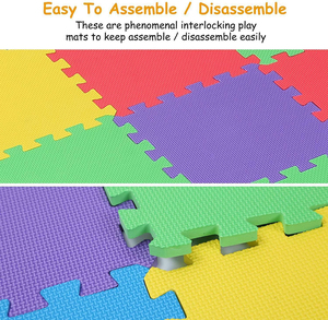 Tappetino da gioco in schiuma EVA HONLOY, resistente alle macchie e impermeabile - Piastrelle ad incastro per sala giochi per bambini, interni/esterni, <span class=keywords><strong>palestra</strong></span> - Product Image 5