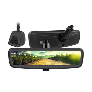 Écran d'affichage HD OEM de 4,3 pouces, moniteur de rétroviseur intérieur de voiture, moniteur de caméra de recul, entrée vidéo 4 canaux avec luminosité automatique - Product Image 1