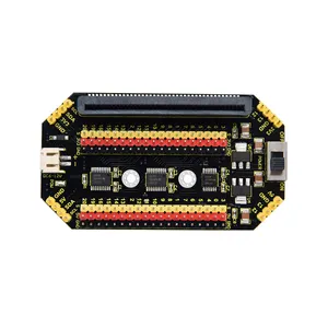 Placa de escudo de sensor de micro bit ks4012, fábrica, com portas io