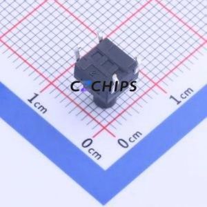 GT-TC116B-H085-L1 Tactile Switch Through hole Component (THT) Switch Single Pole Single Throw Round Button 2.5N Through Hole - Product Image 2