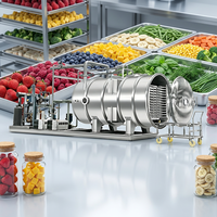 FDG-150 HUARAN CE Industriële Koffie Voedsel Fruit Groente Vriesdroogmachine Melk Pollen Vloeistof Zeevruchten Lyofilisator