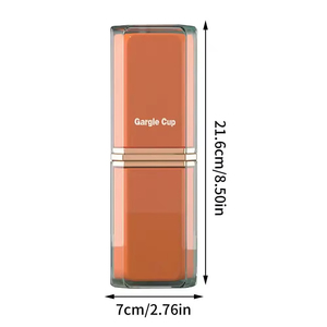 <span class=keywords><strong>Porte</strong></span>-<span class=keywords><strong>brosse</strong></span> à dents de voyage en acrylique de luxe portable avec gobelet de lavage, électrique haut de gamme pour ensembles de salle de bain - Product Image 3