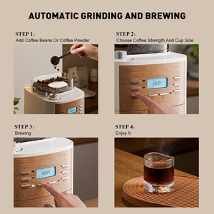 Cafetera Automática Profesional para Espresso y Café de Goteo con - Product Image 6