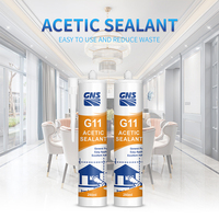 Scellant liquide en silicone à séchage rapide GNS G11, silicone acetoxy acétique, adhérence pour la construction, imperméabilisation
