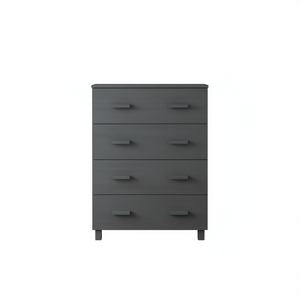 Dark Grey Pine Wood <b>Sideboard</b> Large Modern Design Home Furniture - Product Image 1