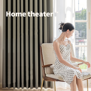 Moderna <span class=keywords><strong>Tende</strong></span> Oscuranti Colore Puro Cotone e Lino <span class=keywords><strong>Tende</strong></span> per il Salone e <span class=keywords><strong>Tende</strong></span> Camera Da Letto - Product Image 3