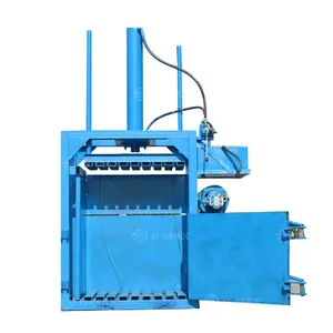 Manufacturer Hydraulic Small Clothes Baler For Cotton Packaging Vertical Hydraulic Compressed Balers