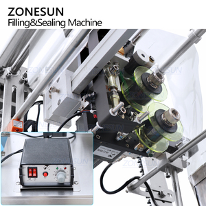 เครื่องบรรจุซองแนวตั้งอัตโนมัติความเร็วสูง ZONESUN ZS-FP220 พร้อมปั๊มโรเตอร์สำหรับอาหารเหลวข้นและซอส - Product Image 5