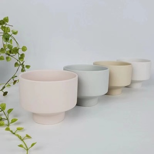 Minimalism fancy scent candles ceramic empty candle container home decor custom candle jars