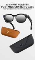 Nouvelles lunettes intelligentes CY03 Max avec IA, caméra HD 8MP, vidéo IA, traduction en temps réel, et étui de chargement pour voyages, pour hommes et femmes