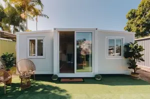 À venda pequena casa de acampamento pré-fabricada personalizada de 20 pés e 40 pés, cabine móvel, contêiner móvel