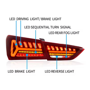 แต่งรถสำหรับเชฟโรเลต มาลิบูไฟท้าย 2016-2021 ไฟท้าย LED DRL สัญญาณเบรคย้อนกลับอุปกรณ์เสริมรถยนต์ - Product Image 6