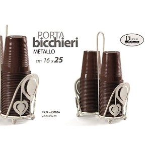 Portabicchieri da Tavolo a Forma di Cuore CM.16X25h per Accessori per Bevande - Product Image 1