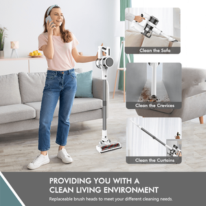 Aspiradora Inalámbrica Teendow para el Hogar y el Automóvil, Aspiradora de Mano de Alta Potencia sin Cable - Product Image 4