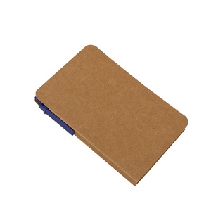 Bán buôn khuyến mại bền Kraft bìa giấy máy tính xách tay tùy chỉnh in với dính và bút cho văn phòng và trường học - Product Image 1