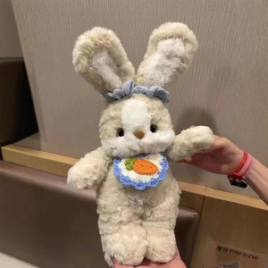 Simpatica bambola di coniglio di peluche-compagna di coniglio della <span class=keywords><strong>buonanotte</strong></span> per dormire-peluche di cotone-regalo per ragazze - Product Image 2