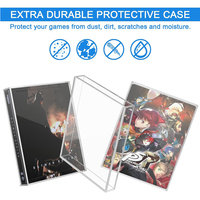 Vitrine SteelBook transparente personnalisée en acrylique support étui de protection en acrylique compatible pour PS3 PS4 PS5 Xbox one jeu SteelBook