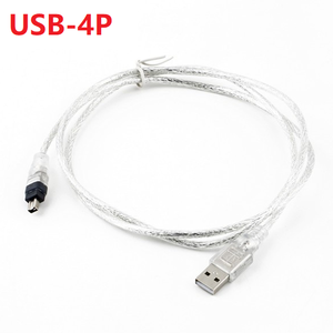Câble USB de 1,5 m, câble <span class=keywords><strong>Firewire</strong></span>, USB vers 4 broches <span class=keywords><strong>IEEE</strong></span> <span class=keywords><strong>1394</strong></span>, câble de données <span class=keywords><strong>Firewire</strong></span> - Product Image 4